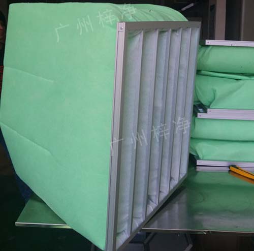 G4級袋式初效過濾器具有風量大、容塵量大特點